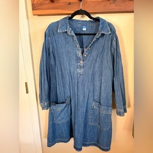 Old Navy Blue Denim Dress